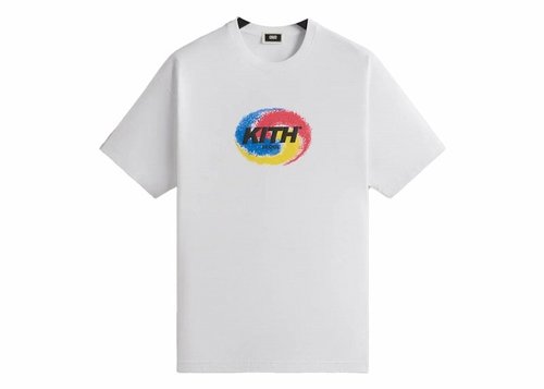 Kith Seoul Spiral Vintage Tee Shirt - White - KHM032130-101