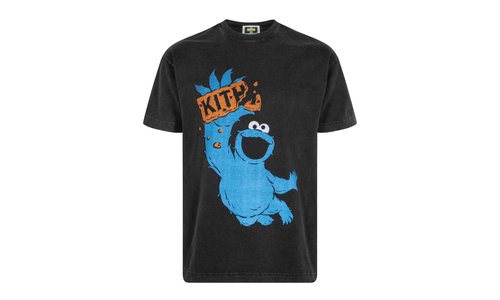 Kith x Sesame Street Cookie Monster Vintage Tee | Size M - KHM033079 001