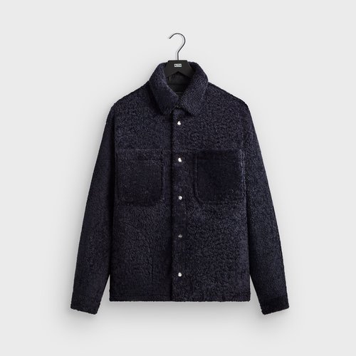 Kith Shearling Ace Shirt Jacket - Ink - M011035-432