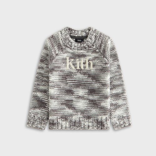 Kith Space Dye Logo Sweater - Statue - K031043-003