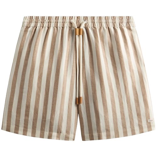 Kith Spun Silk Linen Stripe Kellen Short - KHM061298 213