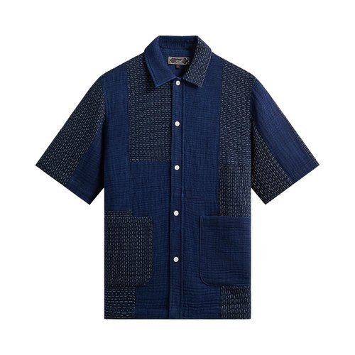Kith Stitched Patchwork Boxy Collared Overshirt - KHM034812 452