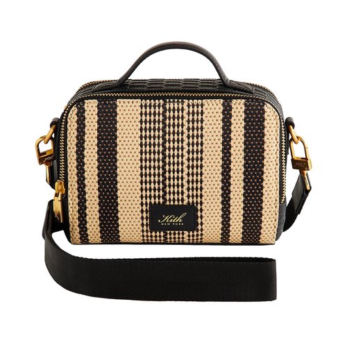 Kith Striped Raffia Double Zip Crossbody - KHM040297 729