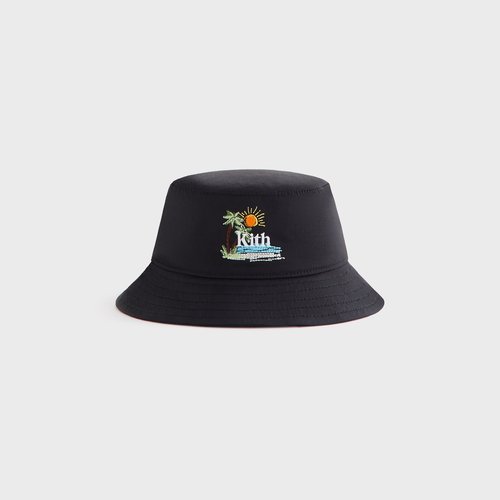 Kith Summer Bucket Hat - Black - B050042-001