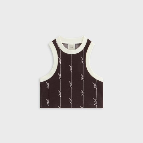 Kith Tiana Pique Logo Knit Tank - Incognito - W030817-244