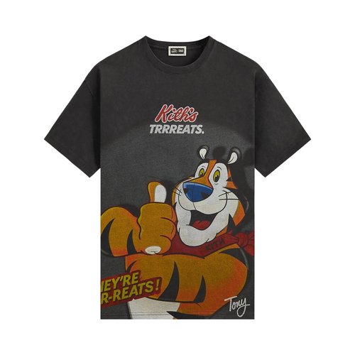 Kith Treats For Kellogg's Frosted Flakes Cereal & Tony The Tiger Cereal Box Vintage Tee - KHT030237 001