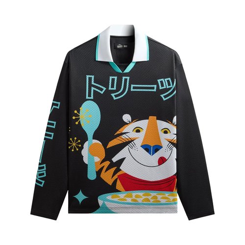 Kith Treats For Kellogg's Frosted Flakes Cereal & Tony The Tiger Long Sleeve Edison Jersey - KHT030250 001