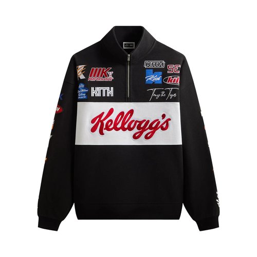 Kith Treats For Kellogg's Frosted Flakes Cereal & Tony The Tiger Racing Nelson Quarter Zip - KHT030230 001