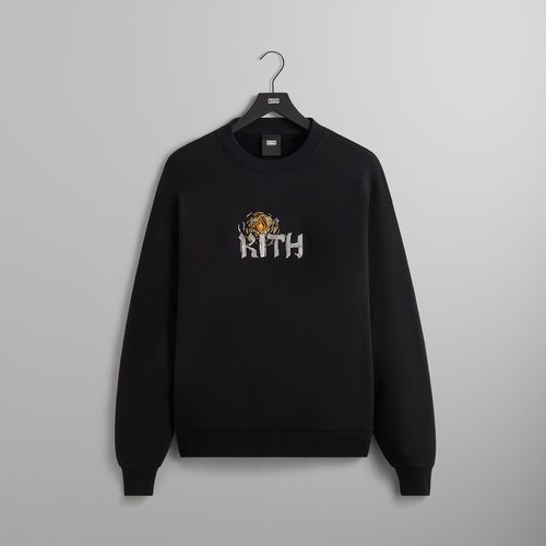 Kith Treats Hanukkah Shamash Nelson Crewneck - Black - T030107-001
