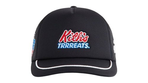 Kith Treats Kellogg's Frosted Flakes Cereal Tony the Tiger Nolan Trucker Hat - Black Beauty - KHM051427