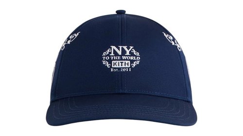 Kith Twill Aaron Classic NY To The World Cap - Nocturnal