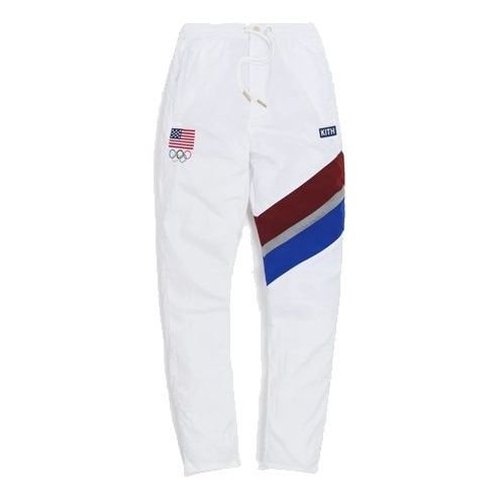 Kith USA Track Pant - White - KH6340-101