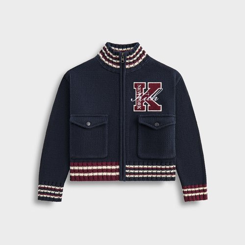 Kith Varsity Coaches Wyona Sweater - Nocturnal - K030972-413
