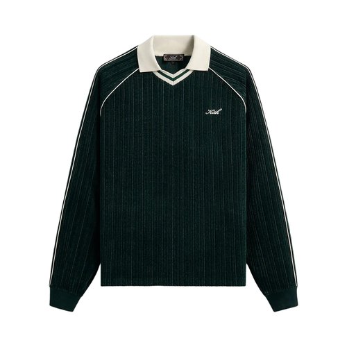 Kith Velvet Corduroy Long Sleeve Trevor Polo - KHM034496 302