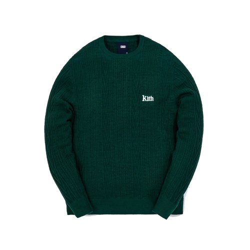 Kith Vintage Tilden Crewneck Sweatshirt Sweater - Scarab