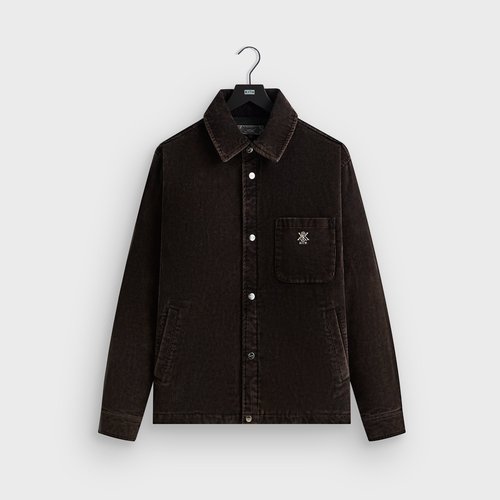 Kith Washed Corduroy Brixton Puffed Shirt Jacket - Ink - M010915-432