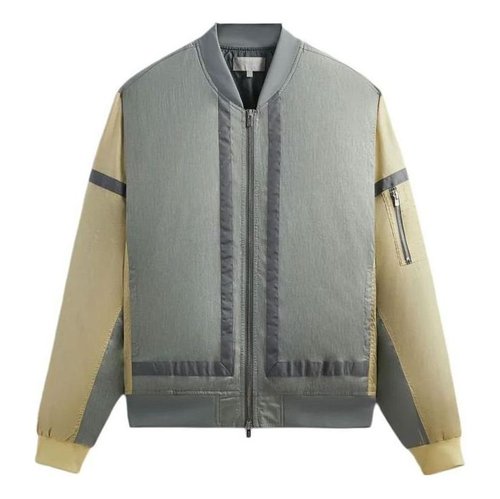 Kith Washed Silas Bomber Jacket - Grey/Green - KHM010530-368