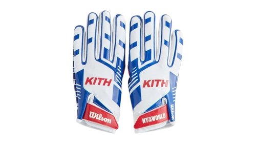 Kith & Wilson for the x NFL Receiver Gloves - Blue/White