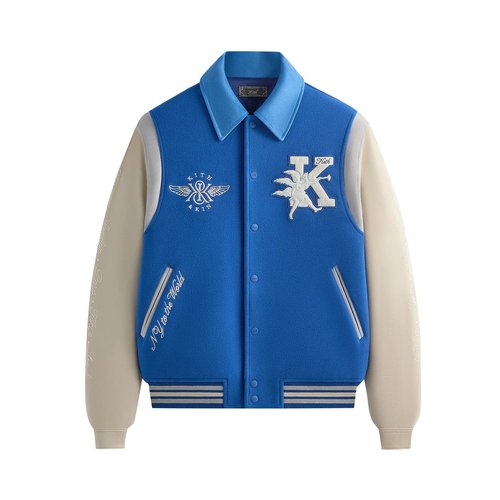 Kith Wool & Microsuede Varsity Jacket - KHM010843 423