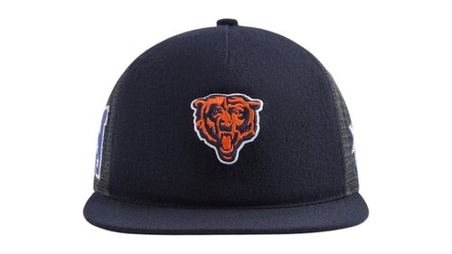 Kith x 47 Brand x NFL Chicago Bears Wool Hitch Trucker Hat - Nocturnal