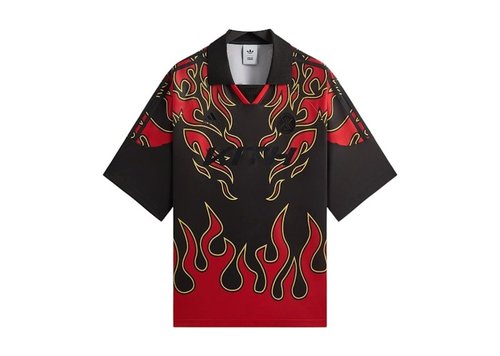 Kith x adidas Football Flame Soccer Jersey - Black