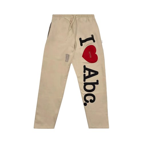 Kith x Advisory Board Crystals I <3 Abc Swarovski Sweatpant | Cream | Size XL - 725 1SS220204ABCI QUAR