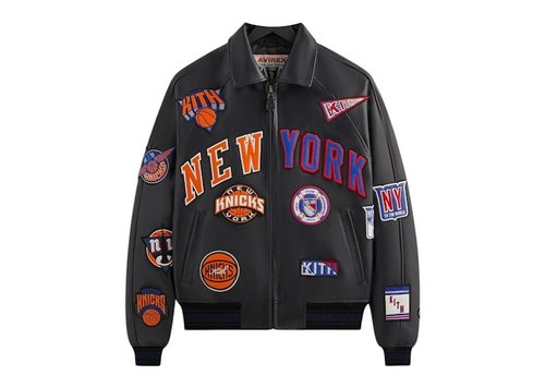 Kith x Avirex For Madison Square Garden Sports Icon Jacket - Black