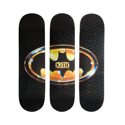 Kith x Batman 1989 Triptych Skatedeck Set - Multicolor