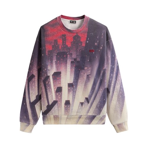 Kith x Batman Animated City Vintage Nelson Crewneck - KHM032785 620
