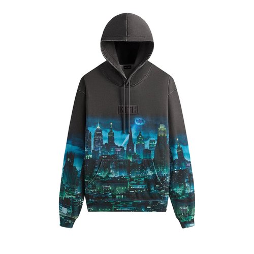 Kith x Batman Gotham Vintage Nelson Hoodie - KHM032790 001