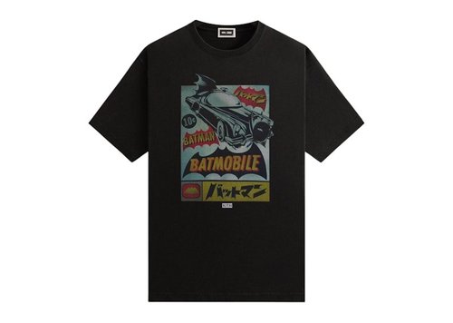 Kith x Batman Japanese Vintage Tee Shirt - Black - KHM-032750