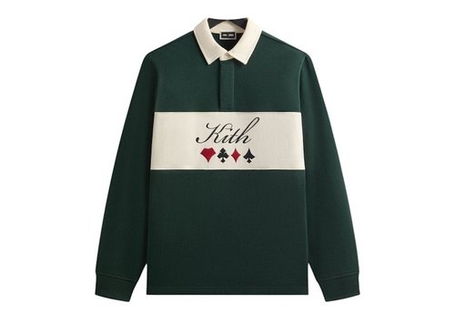 Kith x Batman Joker Rugby - Ivy Green - KHM-032730
