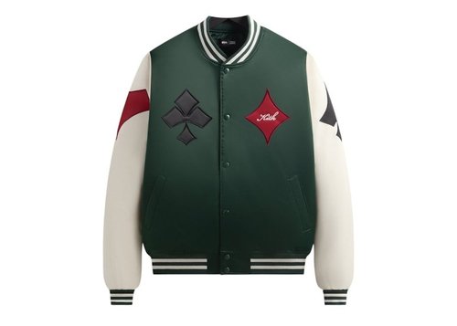 Kith x Batman Joker Satin Bomber Jacket - Ivy Green - KHM-010710