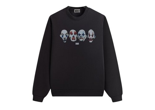 Kith x Batman Thugs Vintage Nelson Crewneck Sweatshirt - Black - KHM-032788