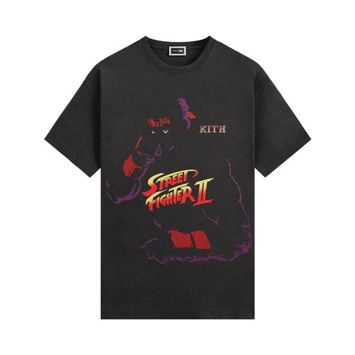 Kith x Capcom Ryu Needle Point Vintage Tee - KHM034314 001