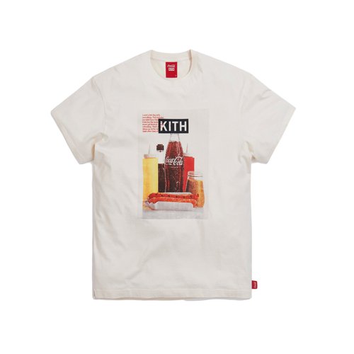 Kith x CocaCola Hot Dog Vintage Tee Shirt - Ivory