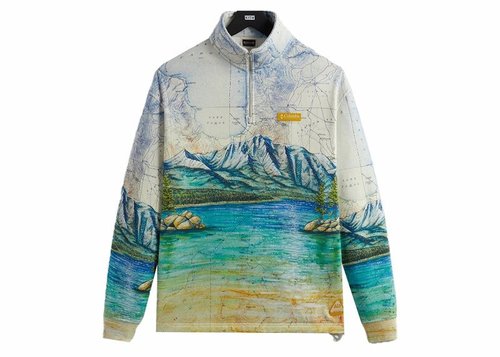 Kith x Columbia Lake Tahoe Quarter Zip - Chalk