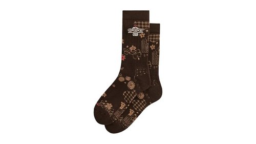 Kith x Columbia NSE Landscape Jacquard Socks - Kindling - KHM220172