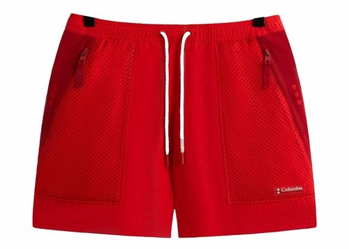 Kith x Columbia Wind Short - Red Velvet