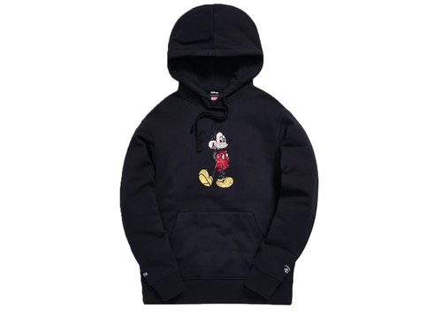 Kith x Disney 90s Classic Mickey Crystal Hoodie - Black
