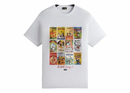 Kith x Disney Mickey & Friends Poster Vintage Tee Shirt - White