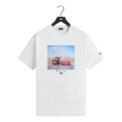 Kith x Disney Pixar Cars Just Us Vintage T-Shirt - White - KHM034376-101