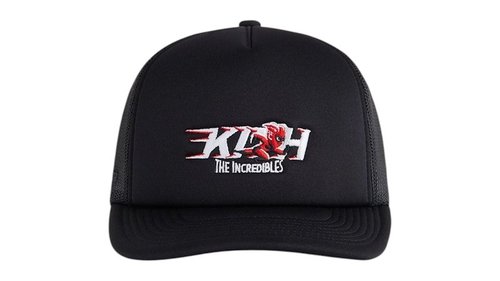 Kith x Disney Pixar Dash Nolan Trucker Hat - Black - KHM051406