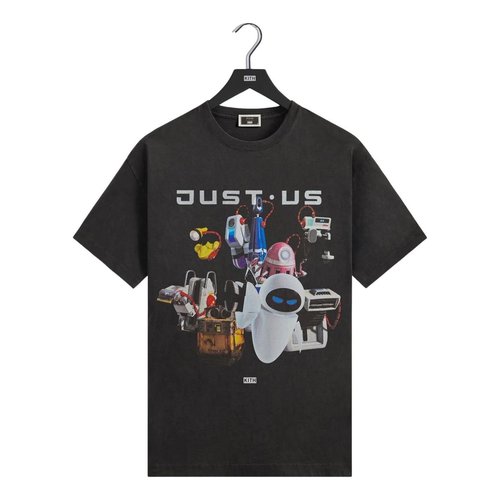 Kith x Disney Pixar WALL-E Just Us Vintage T-Shirt - Black - KHM034366-001
