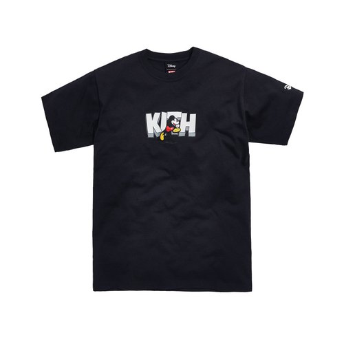 Kith x Disney Running Mickey Tee Shirt - Black