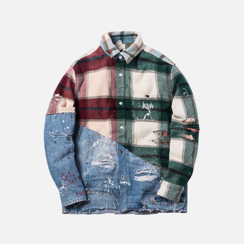 greg lauren flannel studio shirt ネルシャツ