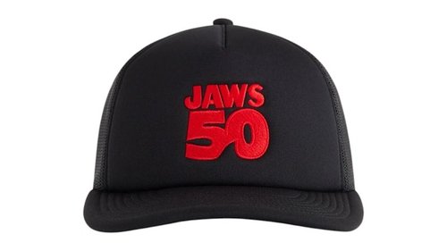 Kith x JAWS 50 Poly Foam Nolan Trucker Hat - Black