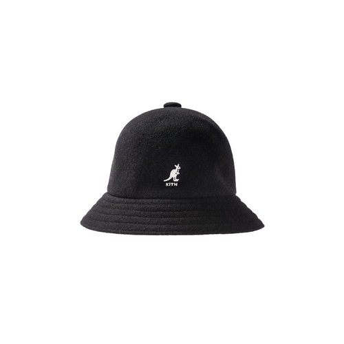 Kith x Kangol Wool Casual Bucket Hat - Black