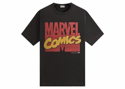 Kith x Marvel Comics Vintage Tee Shirt - Black