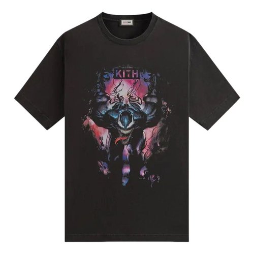 Kith x Marvel Symbiote Vintage T-Shirt - Black - KHM032510-001